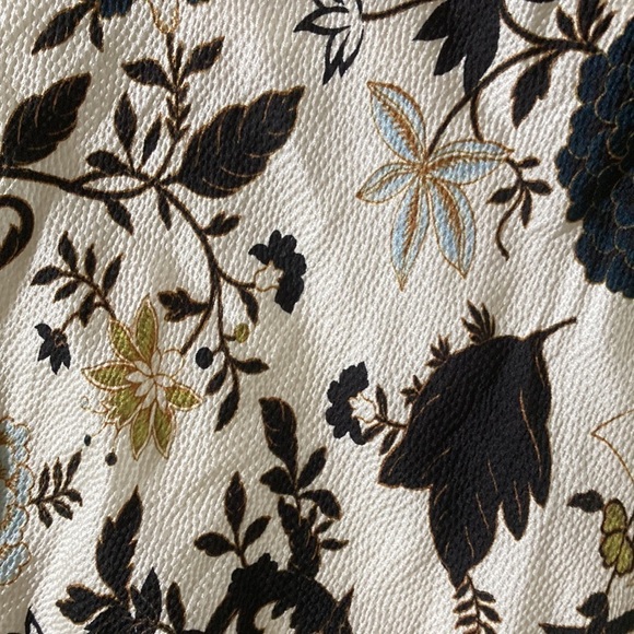 A.L.C. Brien NWT Skirt Black White Floral Print Stretch Silk Flouncy Mini Skirt - Picture 7 of 9